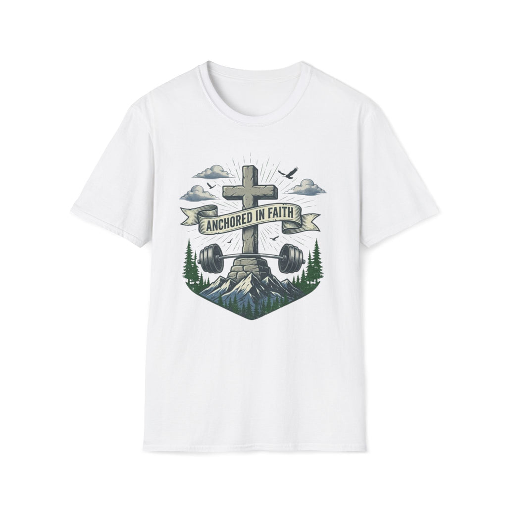 Anchored in Faith Stone Cross T-Shirt