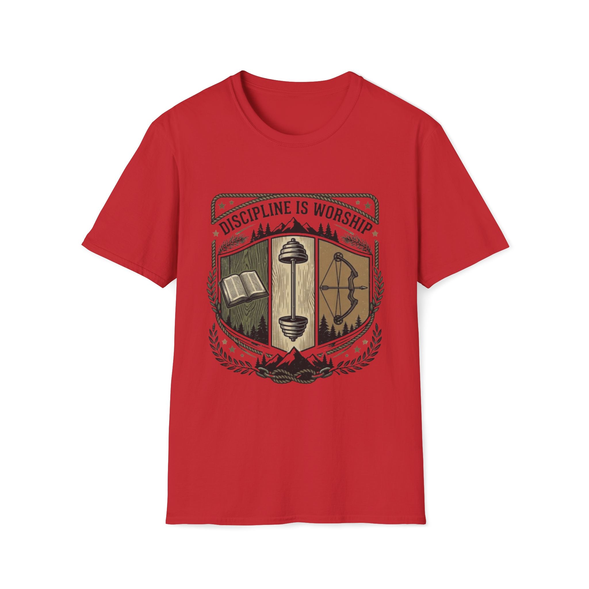 Copy of Train Pray Repeat Minimalist Cross T-Shirt