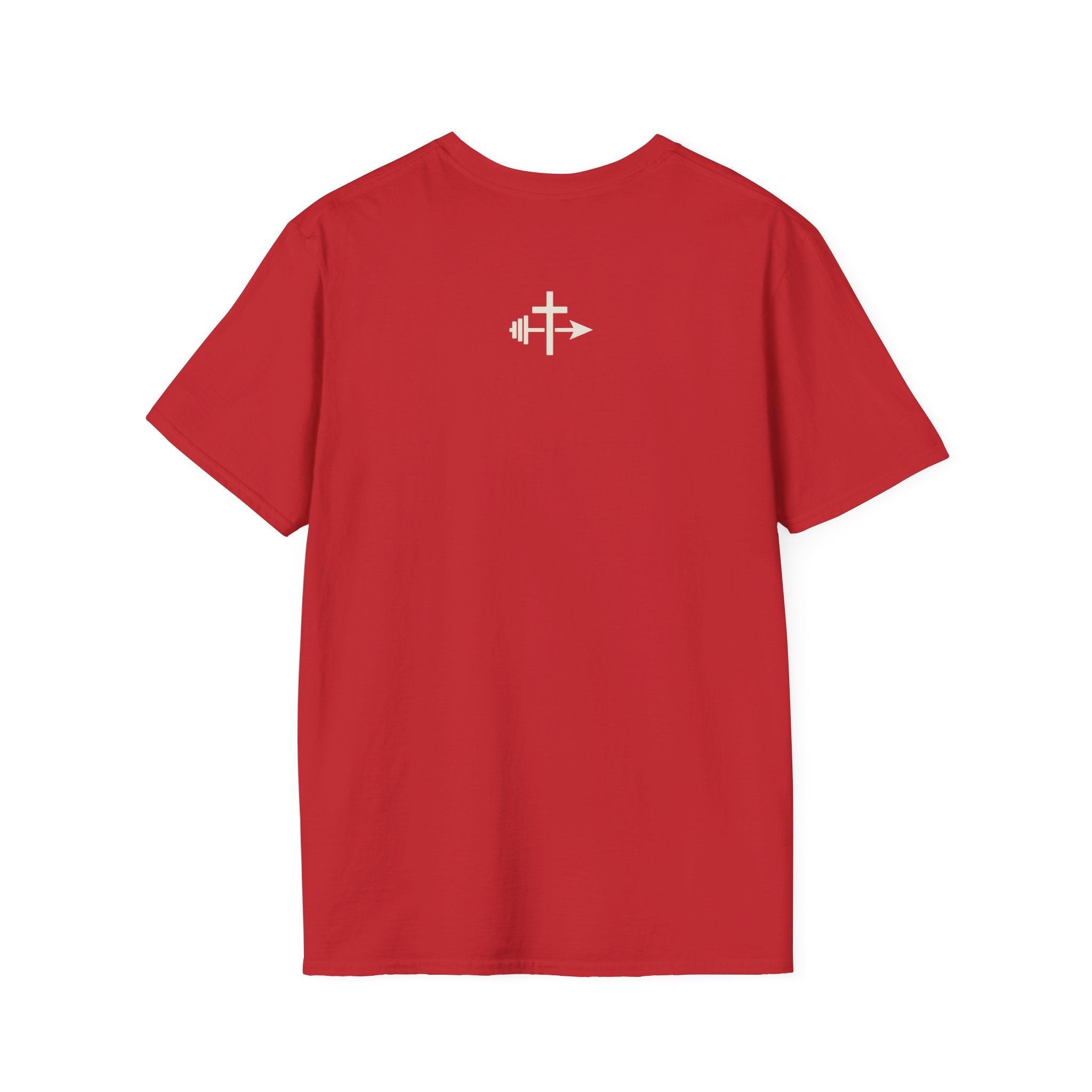 Hebrews 12:1 Faith, Strength, Perseverance and Endurance, Faith and Fitness T-Shirt
