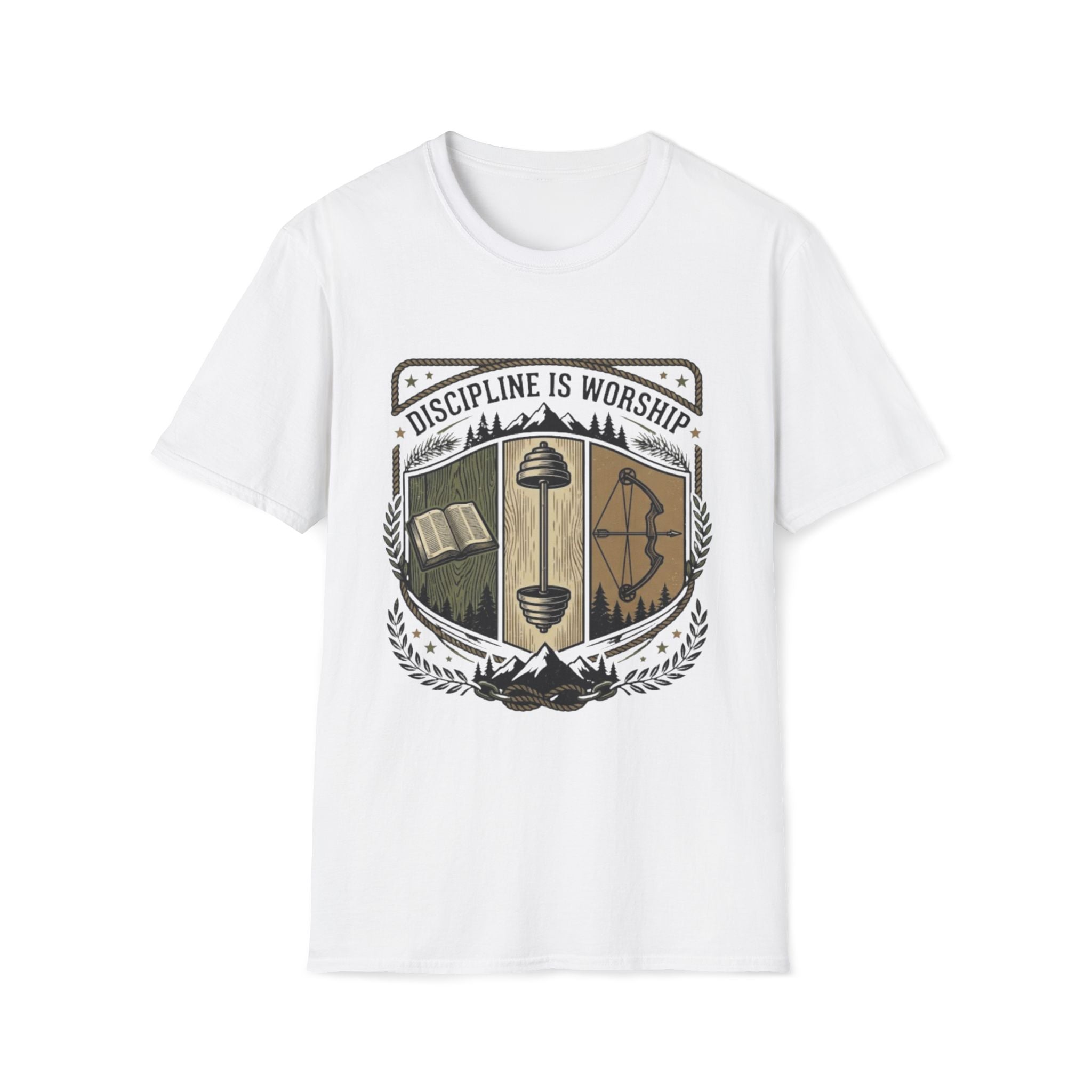 Copy of Train Pray Repeat Minimalist Cross T-Shirt