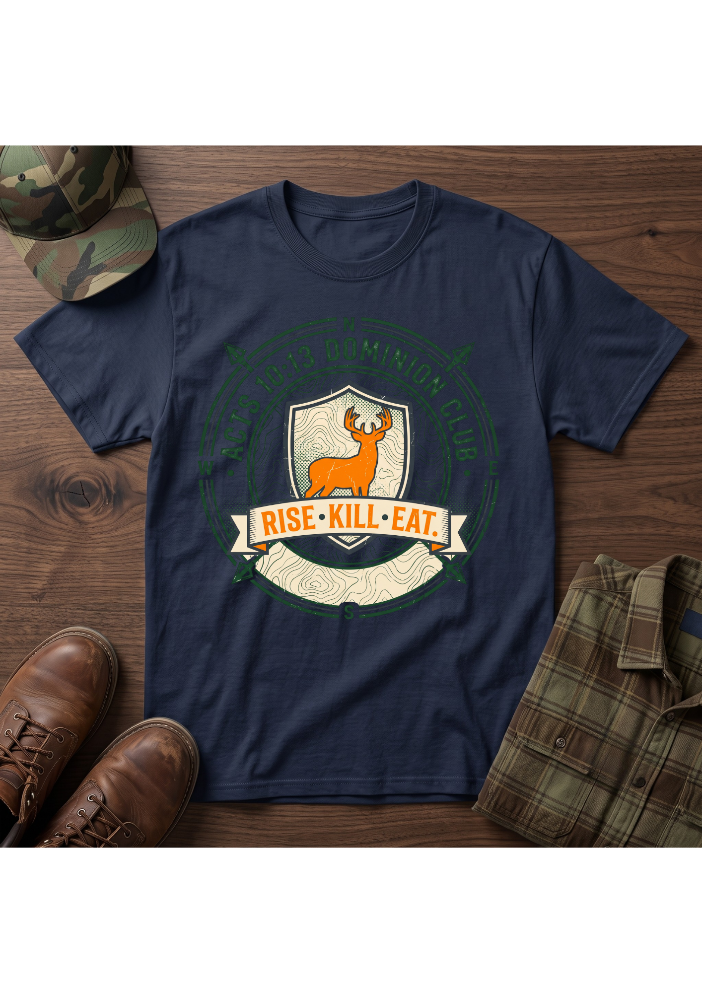 Rise, Kill, Eat Buck Silhouette T-Shirt