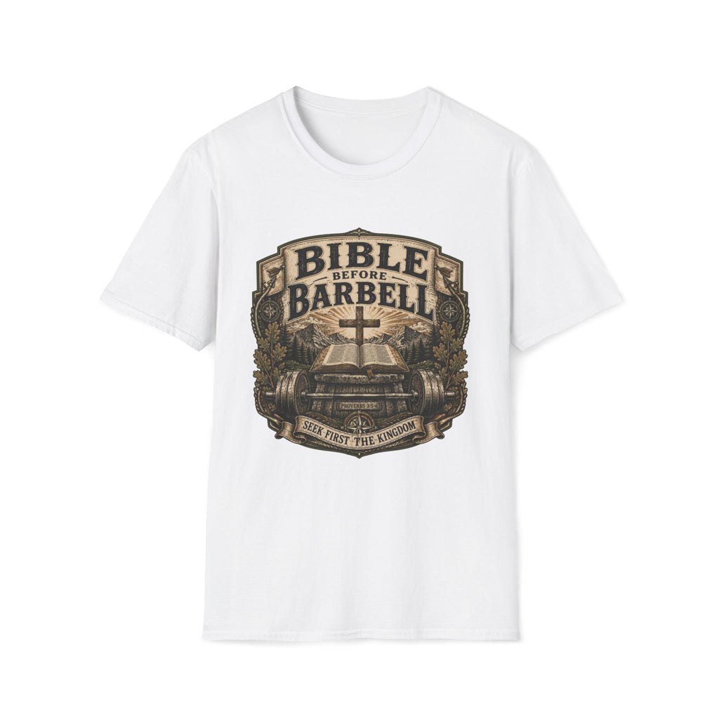 Bible Before Barbell T-Shirt