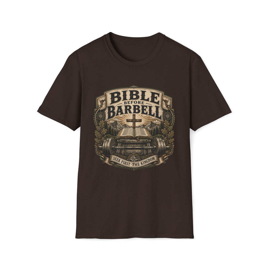 Bible Before Barbell T-Shirt