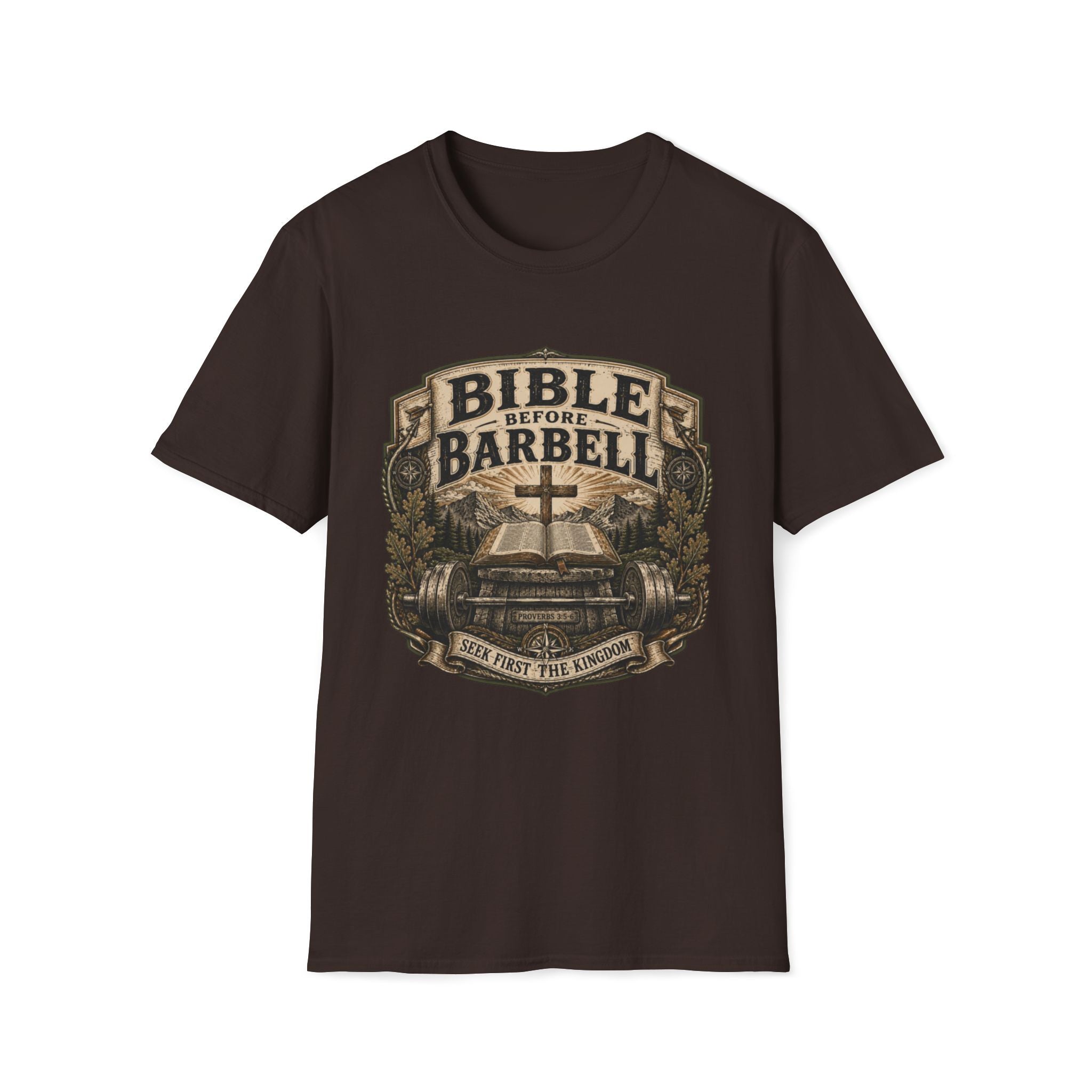 Bible Before Barbell T-Shirt