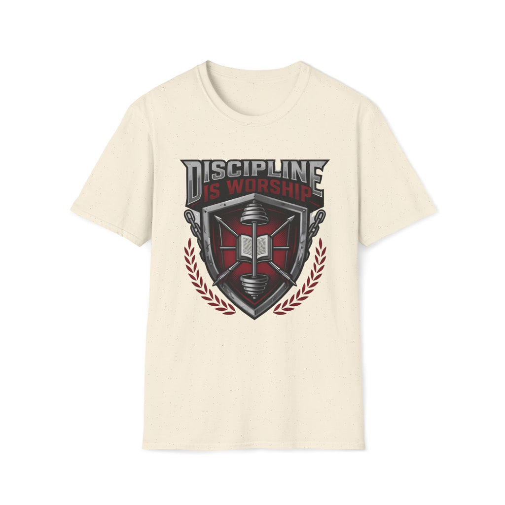 Discipline is Worship Shield T-Shirt