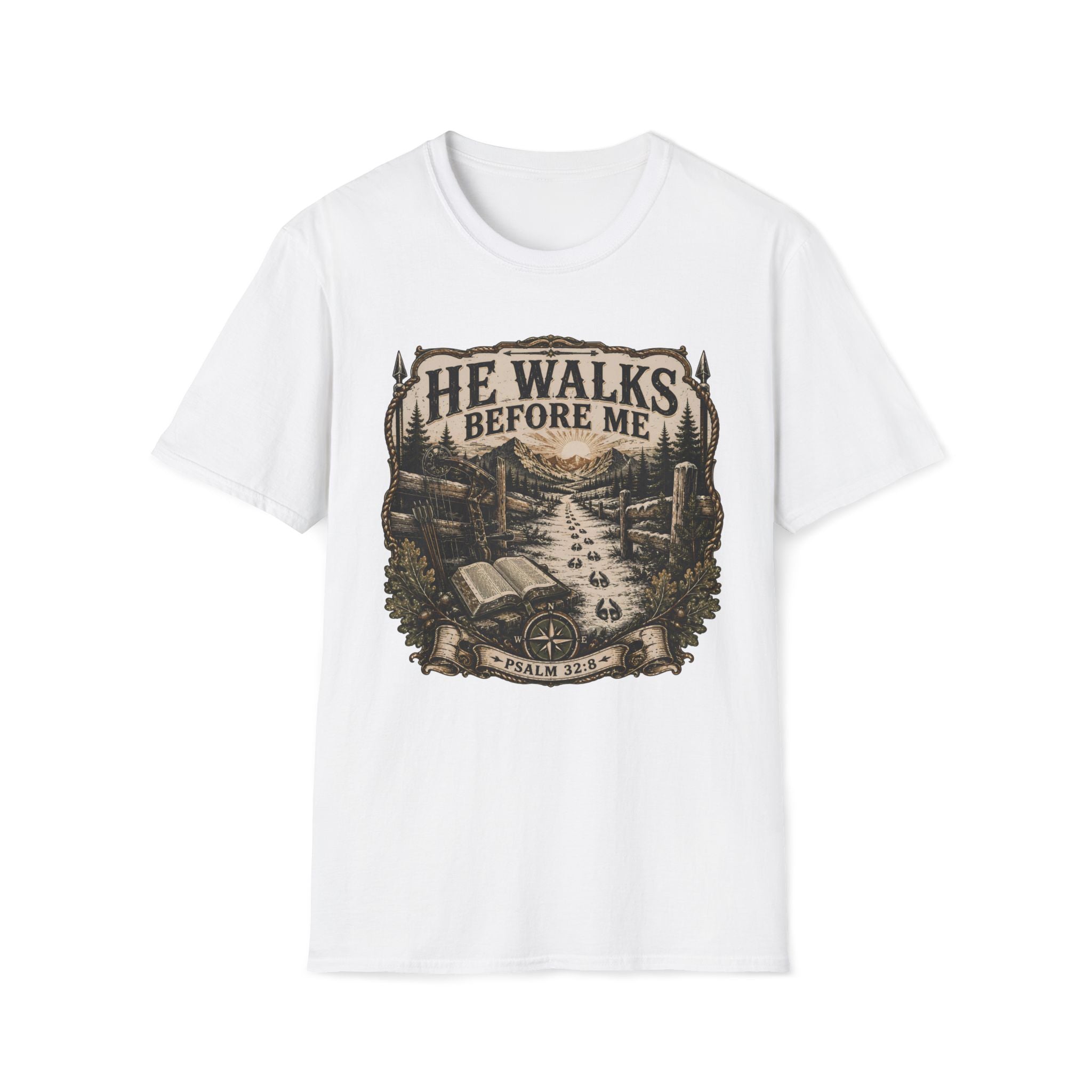 He Walks Before Me T-Shirt