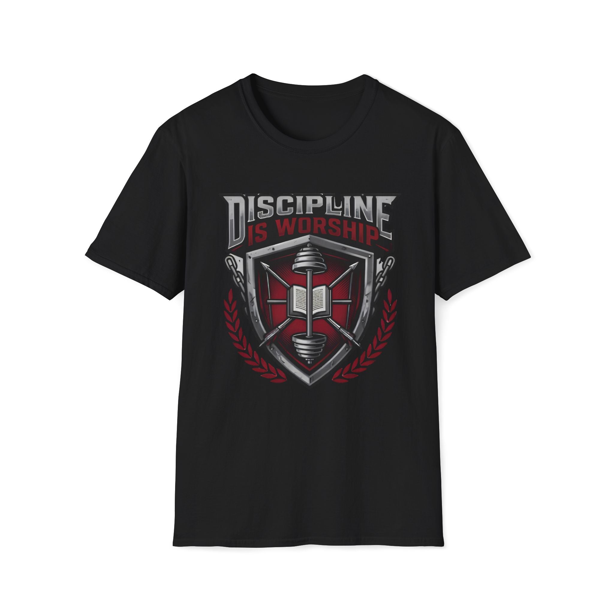 Discipline is Worship Shield T-Shirt