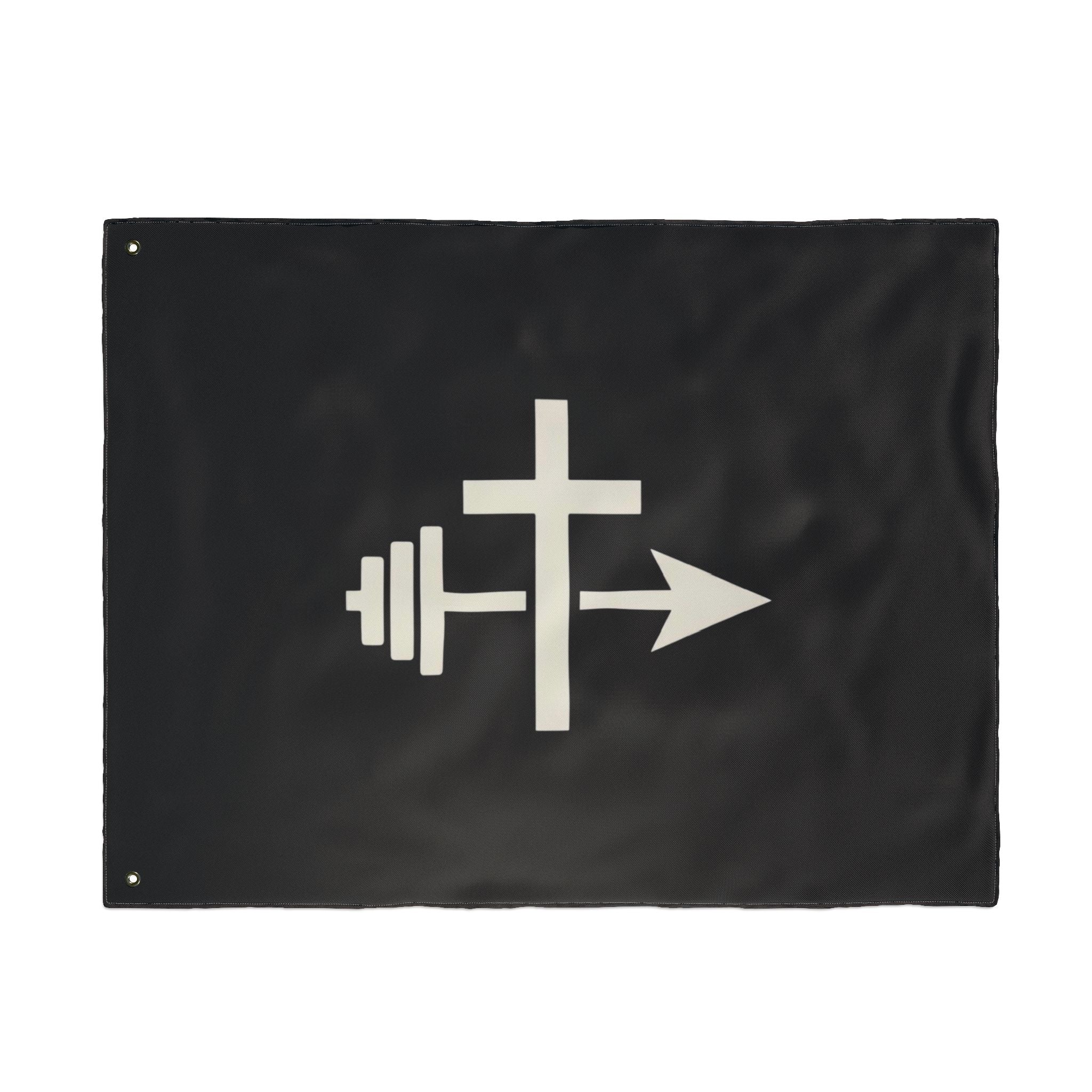 Faith, Fitness and Hunting Flag | Double-Sided Flag, Faith Fitness Outdoor Banner