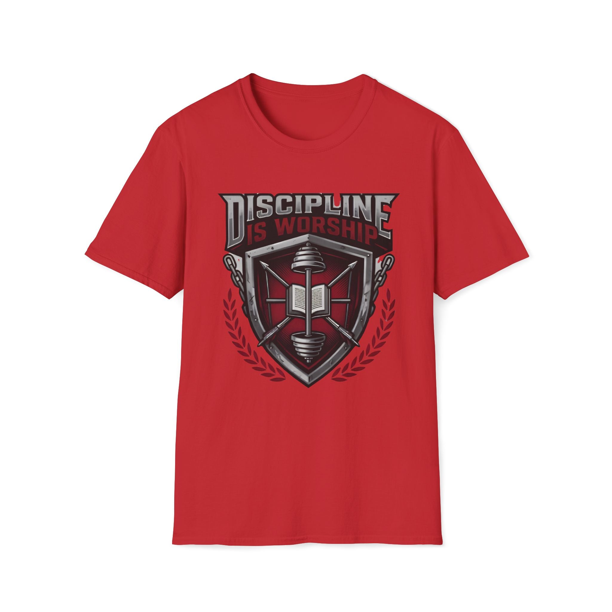 Discipline is Worship Shield T-Shirt