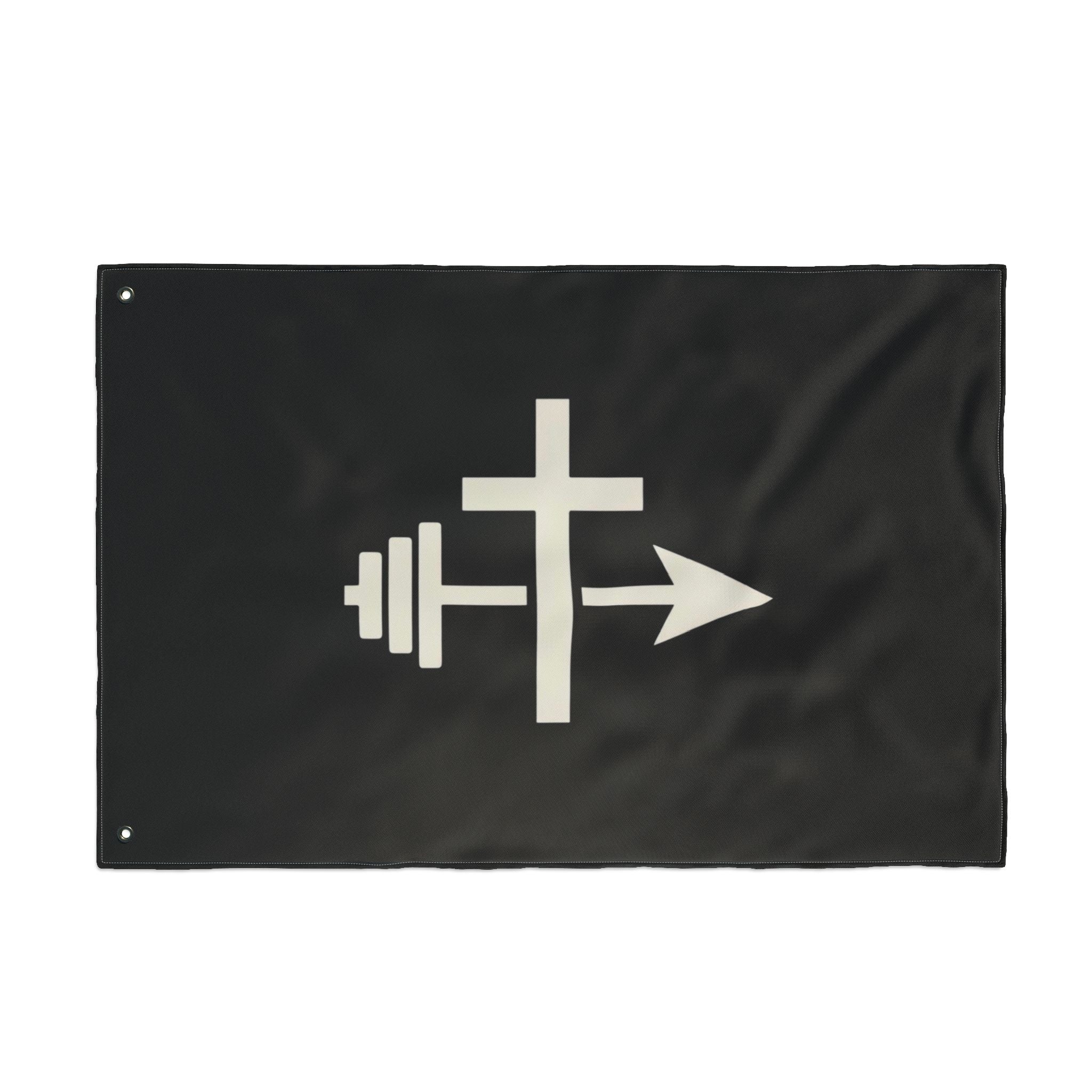 Faith, Fitness and Hunting Flag | Double-Sided Flag, Faith Fitness Outdoor Banner