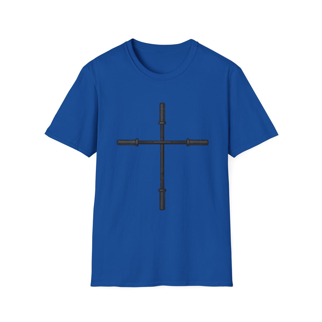 Barbell Cross Faith and Fitness T-Shirt