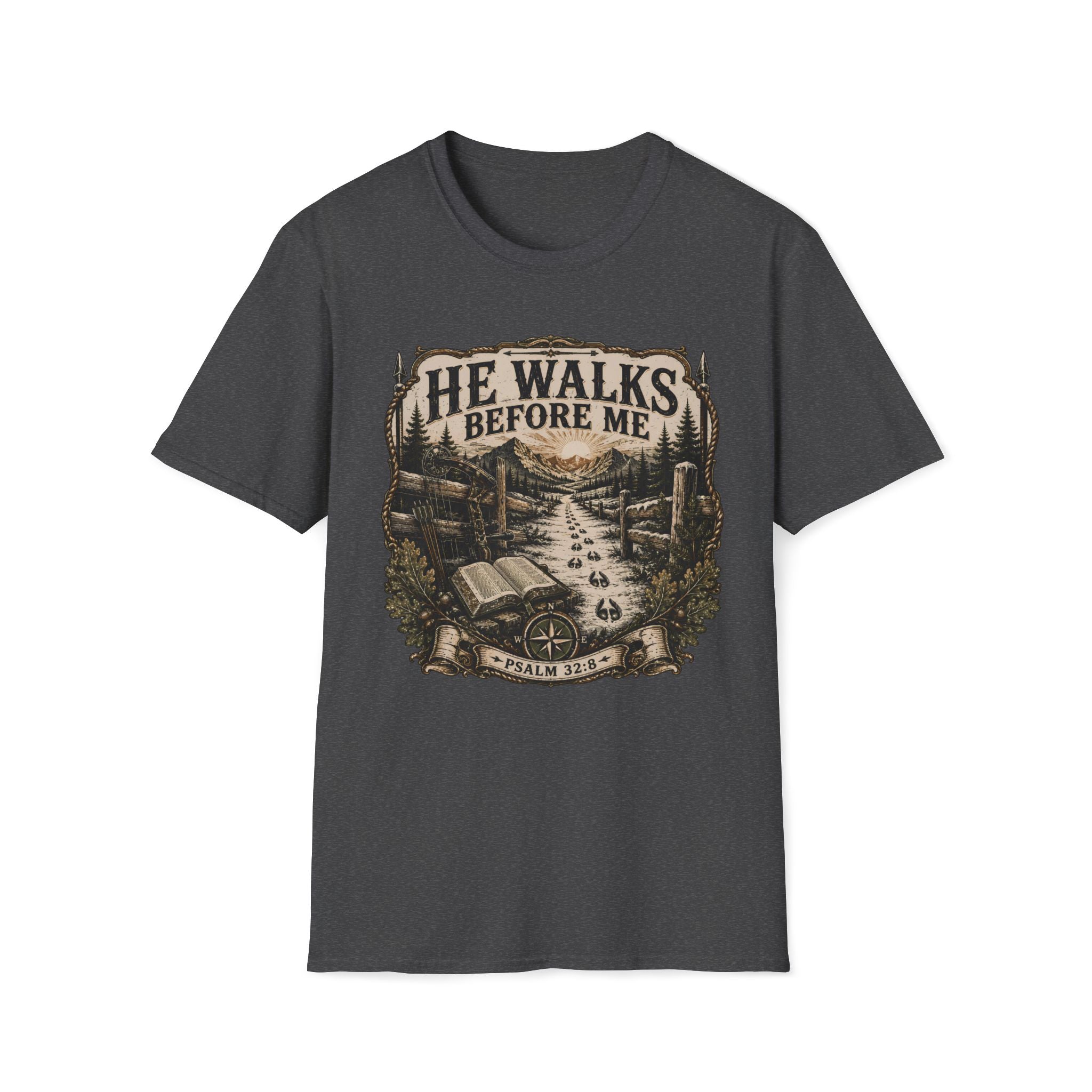 He Walks Before Me T-Shirt