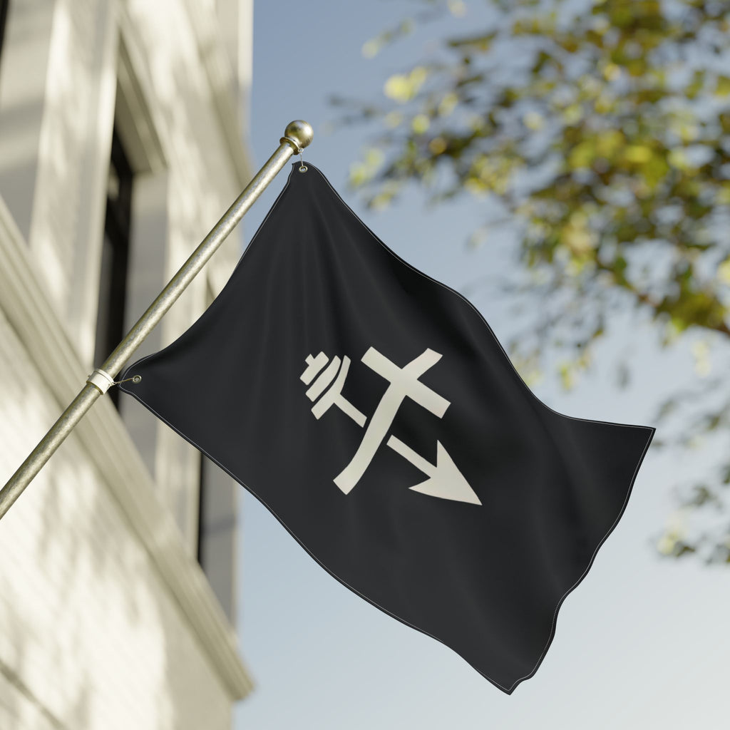 Faith, Fitness and Hunting Flag | Double-Sided Flag, Faith Fitness Outdoor Banner