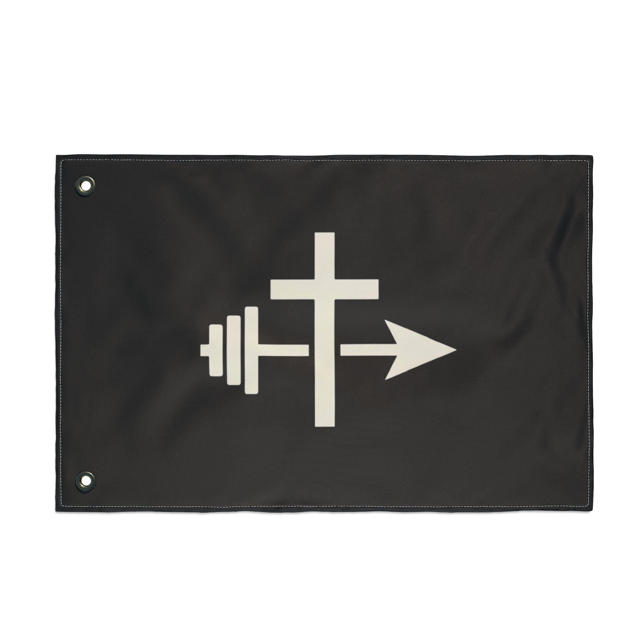 Faith, Fitness and Hunting Flag | Double-Sided Flag, Faith Fitness Outdoor Banner