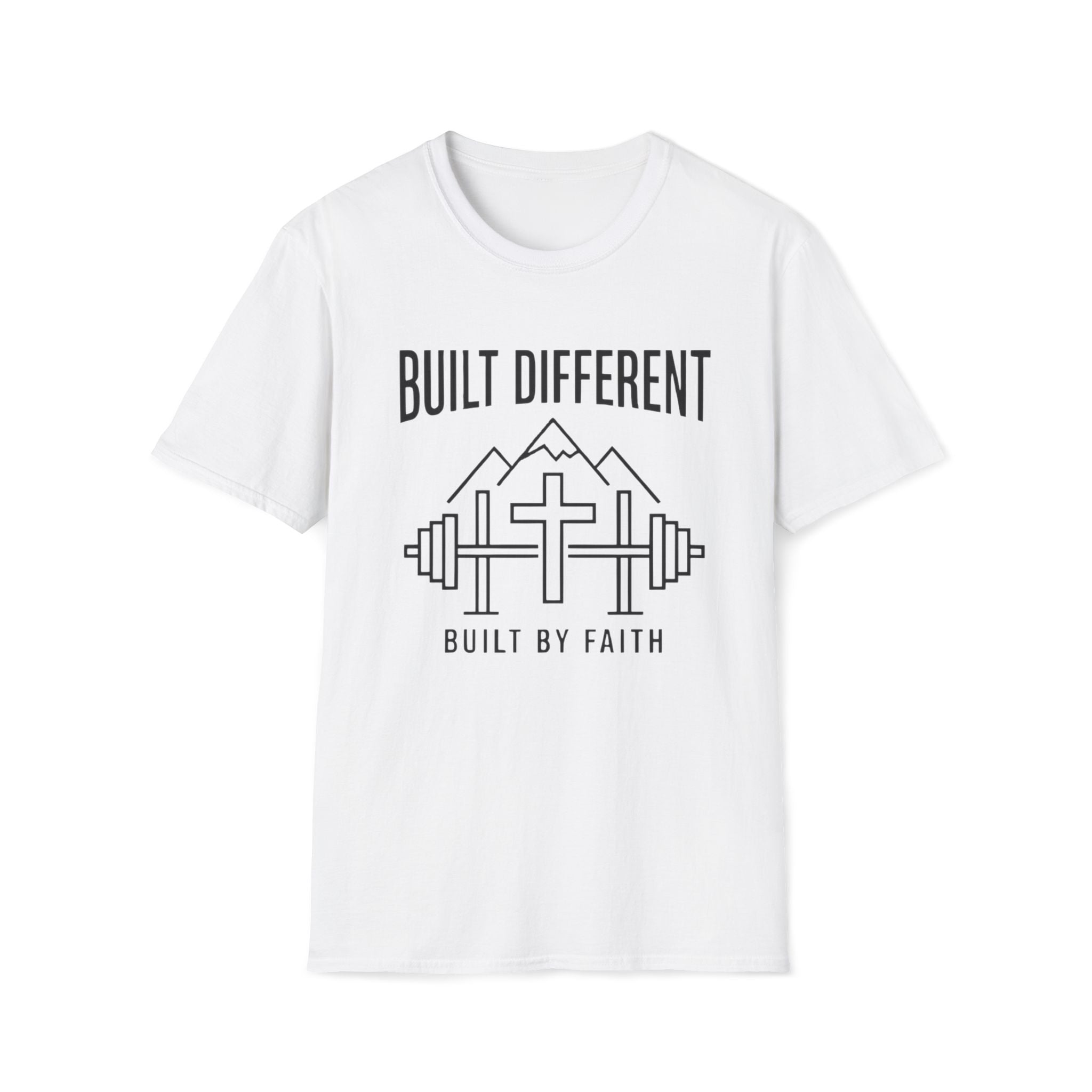 Built Different by Faith  Minimalist T-Shirt