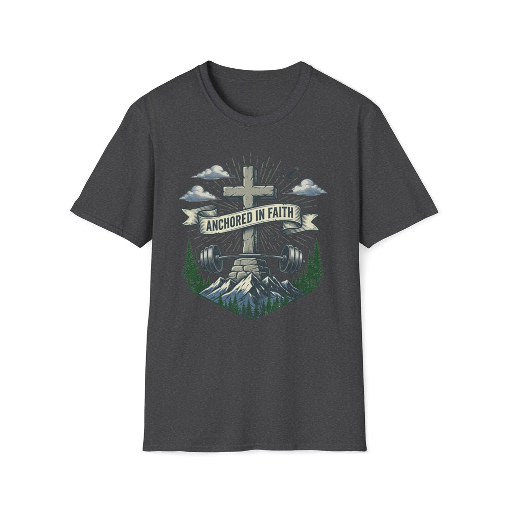 Anchored in Faith Stone Cross T-Shirt