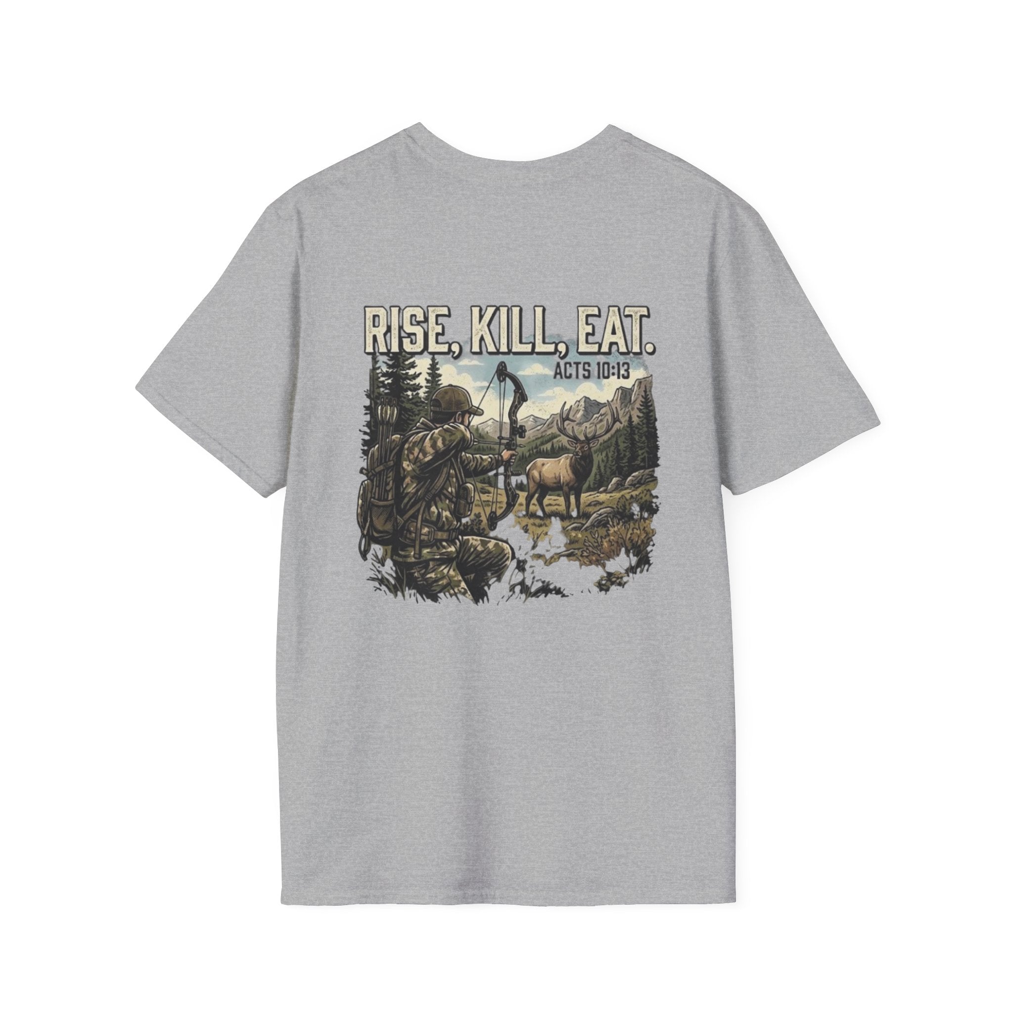 Elk Hunter Acts 10:13 Tee Shirt