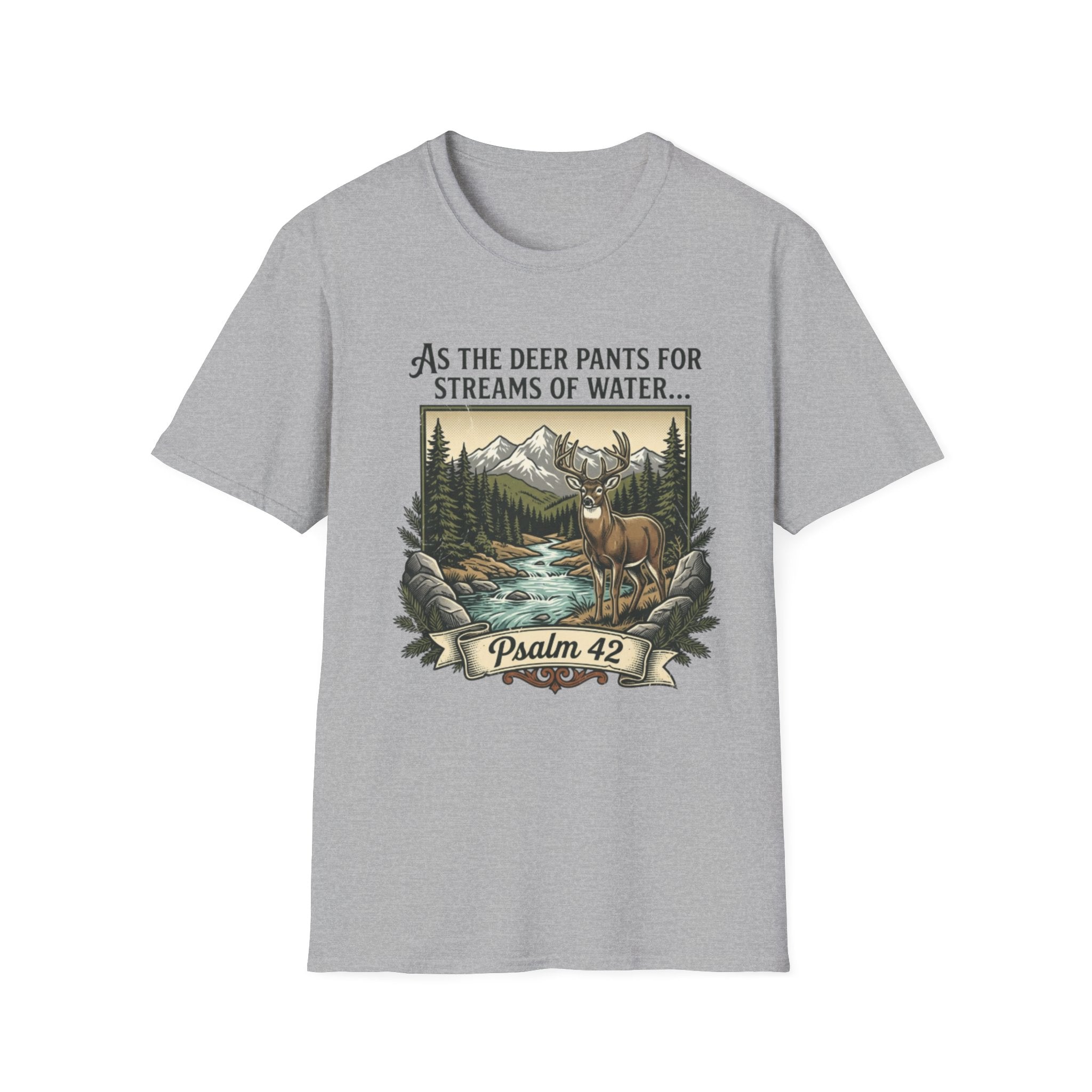 As the Deer Pants Psalm 42 T-Shirt