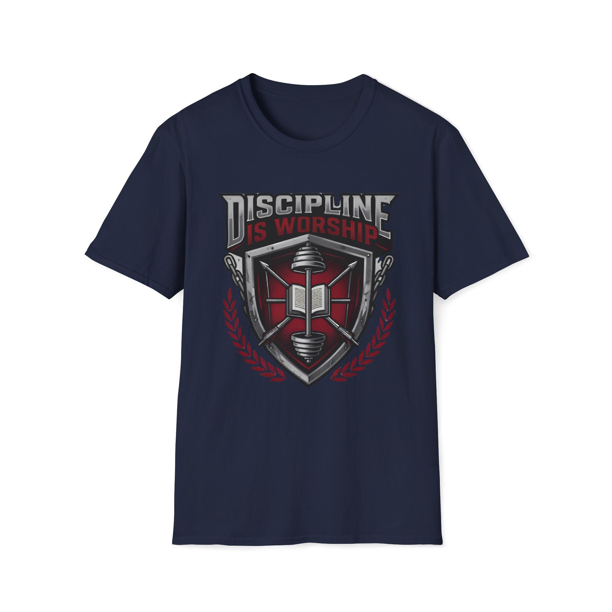 Discipline is Worship Shield T-Shirt