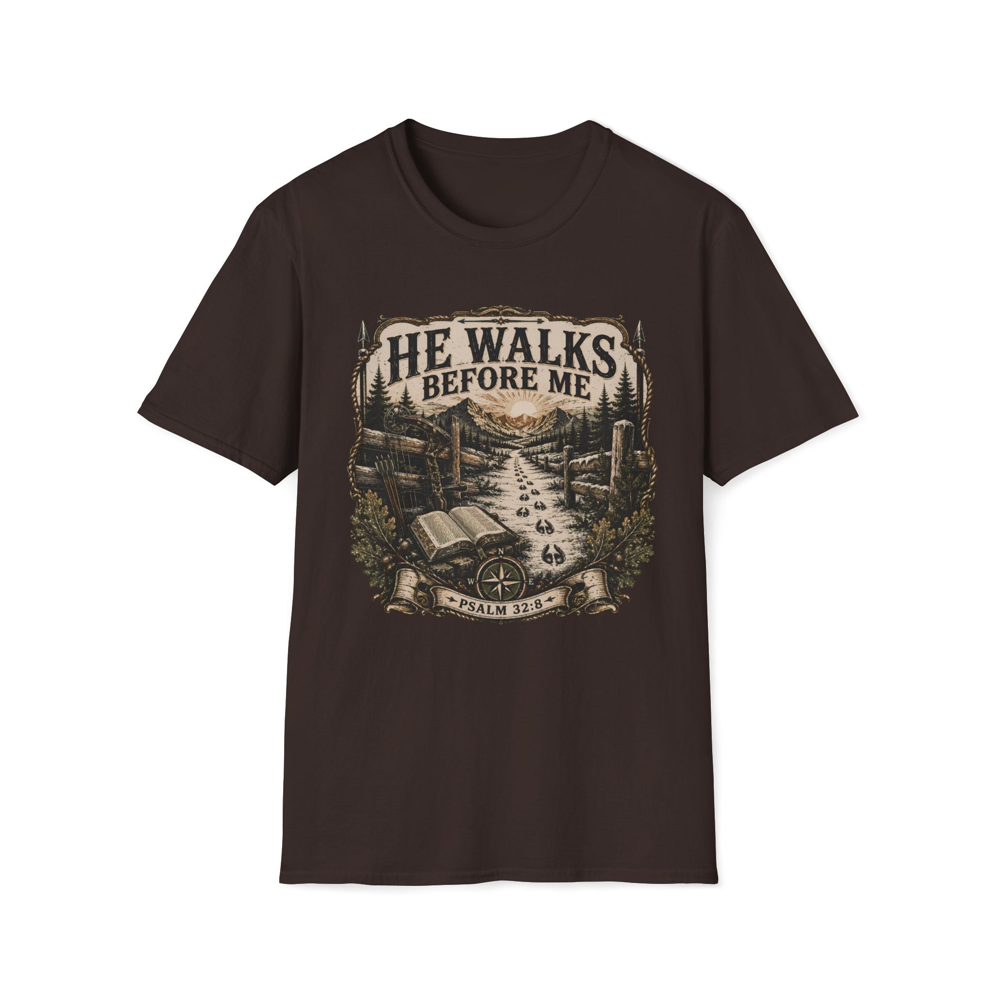 He Walks Before Me T-Shirt