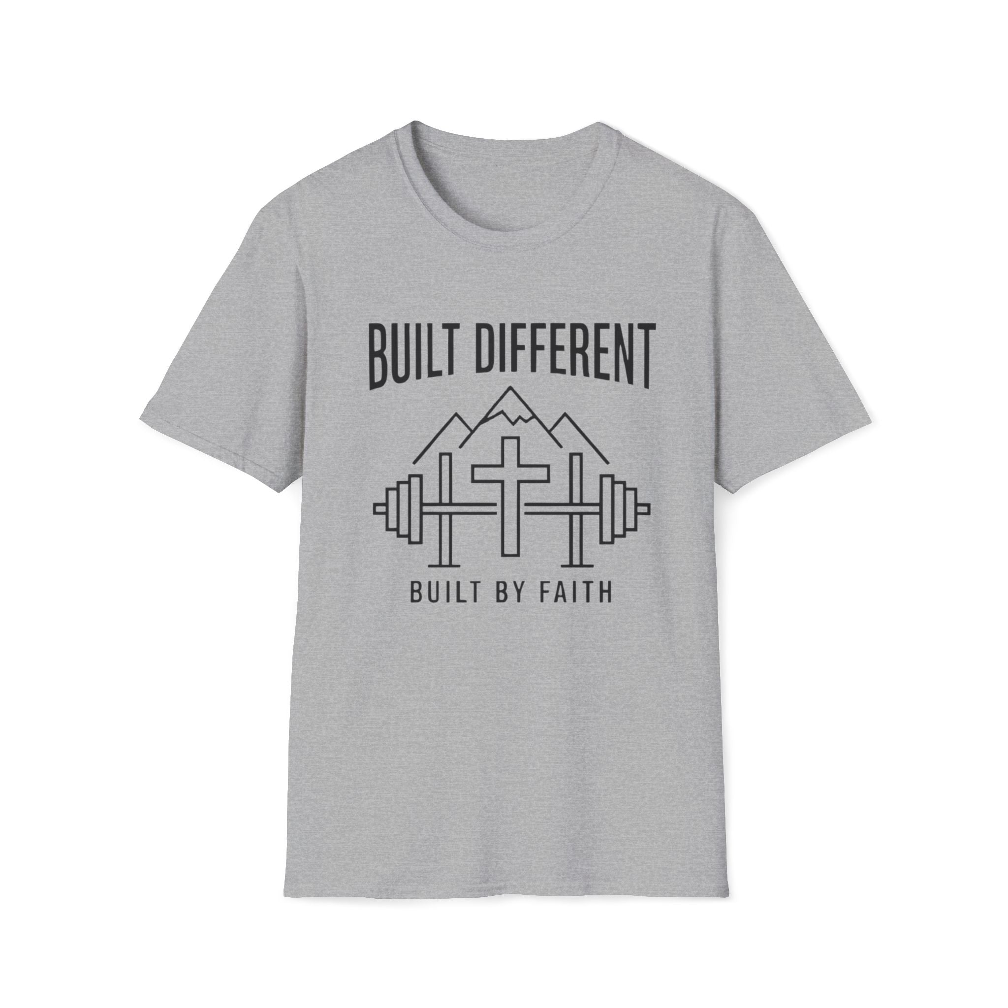 Built Different by Faith  Minimalist T-Shirt