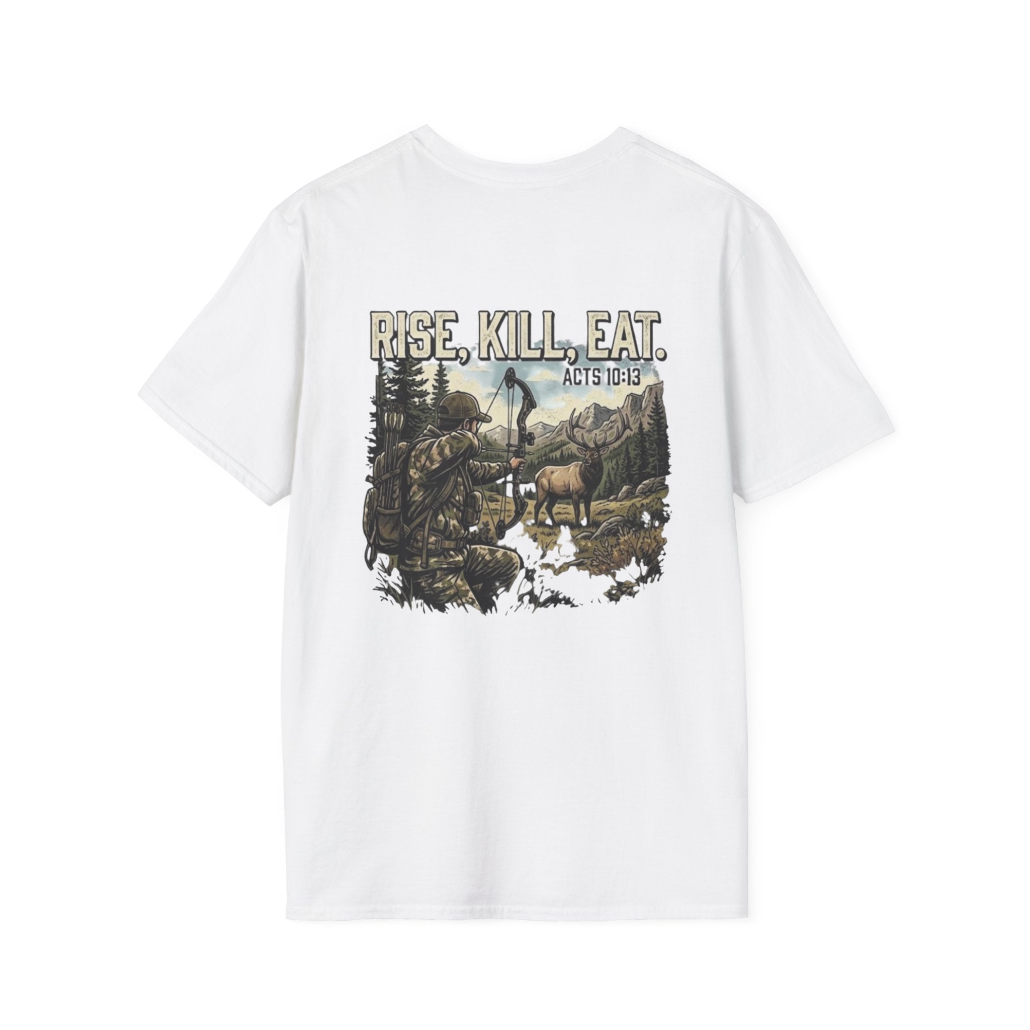 Elk Hunter Acts 10:13 Tee Shirt