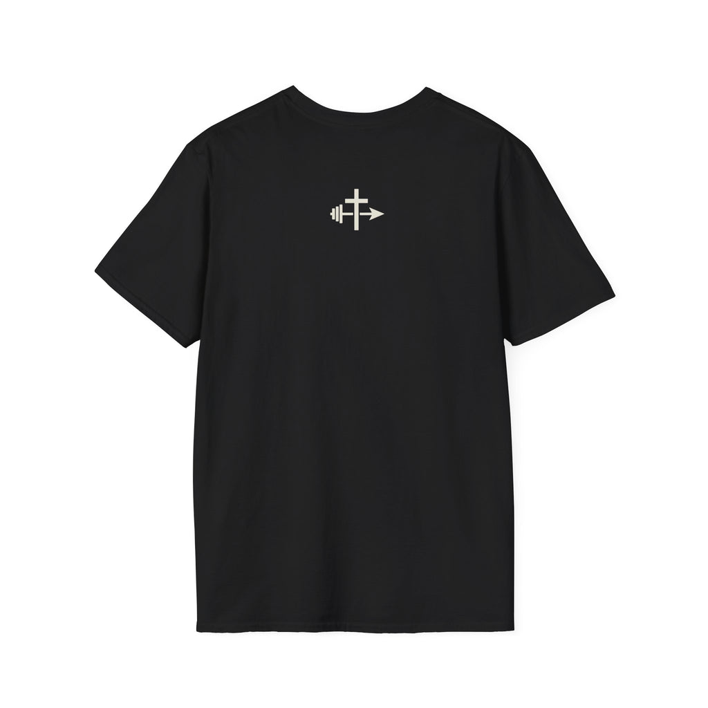 Hebrews 12:1 Faith, Strength, Perseverance and Endurance, Faith and Fitness T-Shirt