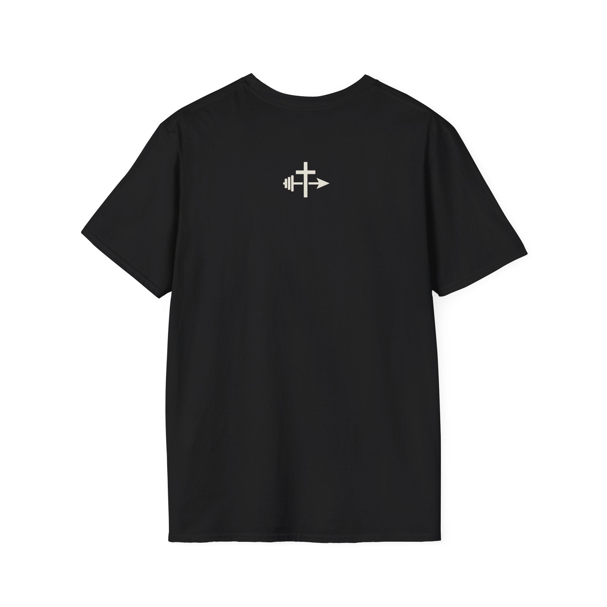 Hebrews 12:1 Faith, Strength, Perseverance and Endurance, Faith and Fitness T-Shirt