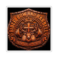 Bible Bow and Barbell Buck Shield emblem Sticker | Faith Hunting Fitness
