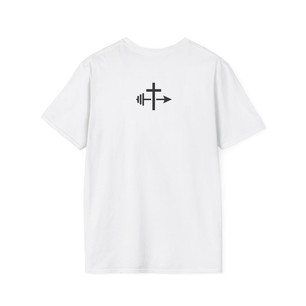 Barbell Cross Faith and Fitness T-Shirt