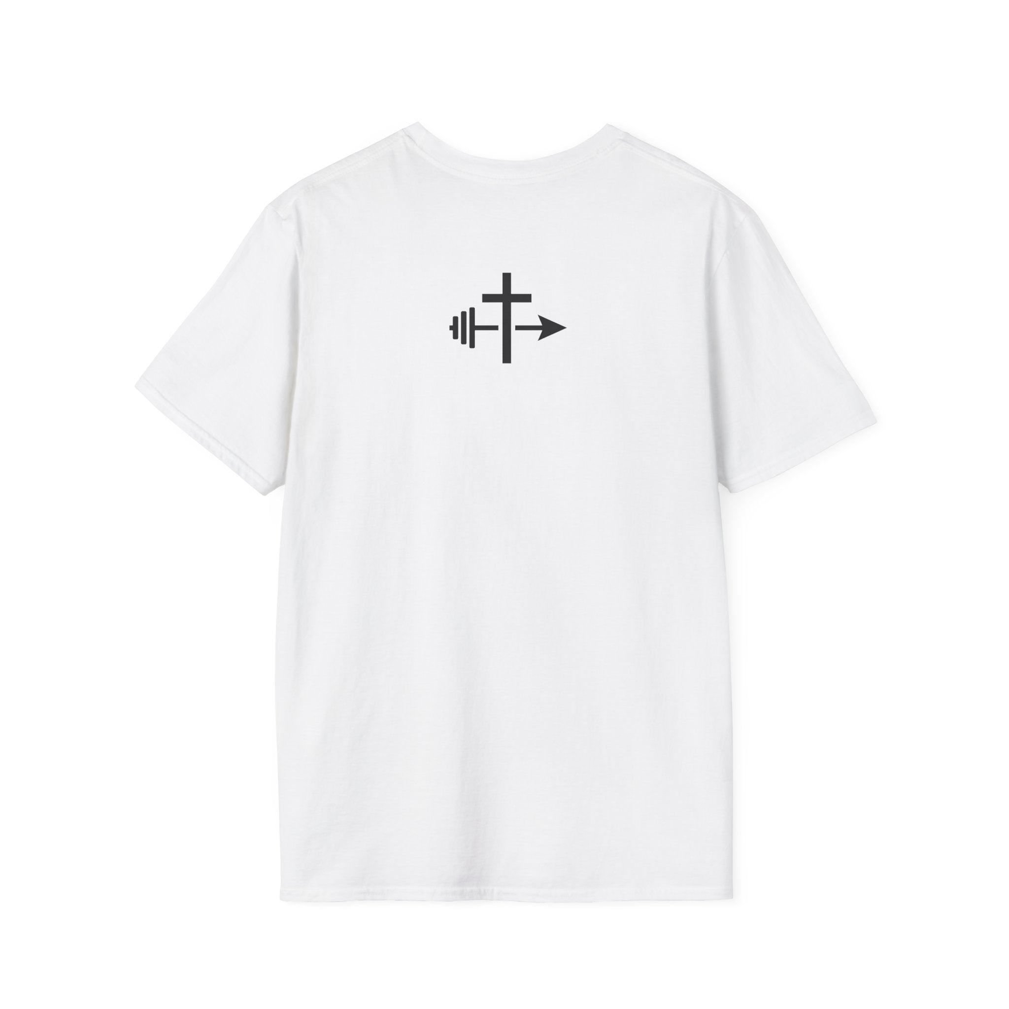 Barbell Cross Faith and Fitness T-Shirt