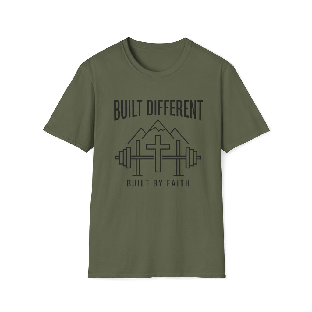 Built Different by Faith  Minimalist T-Shirt