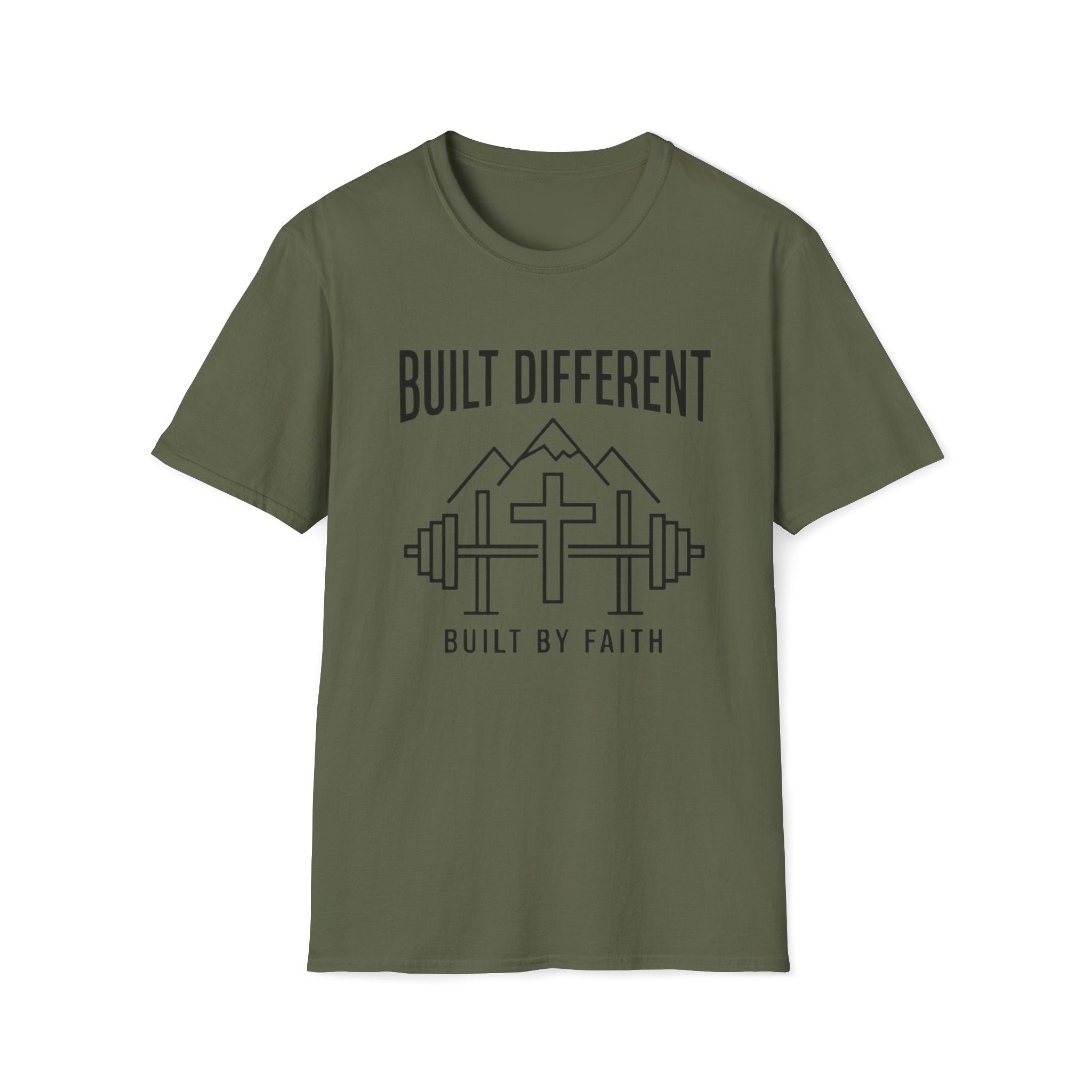 Built Different by Faith  Minimalist T-Shirt
