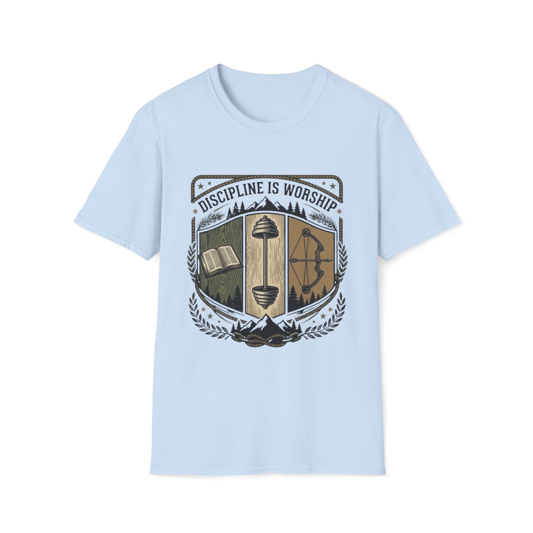 Copy of Train Pray Repeat Minimalist Cross T-Shirt