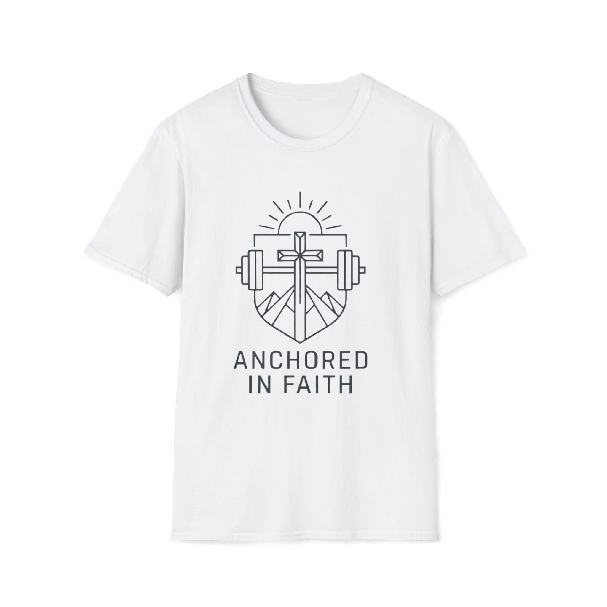 Anchored in Faith  Minimalist T-Shirt