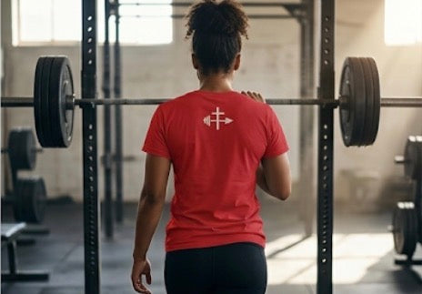 2 Cor. 12:9-10 Christian Powerlifting  Shirt