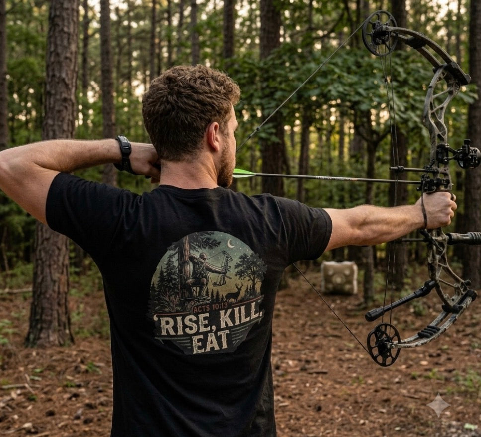 Bow Hunter Acts 10:13 Tee
