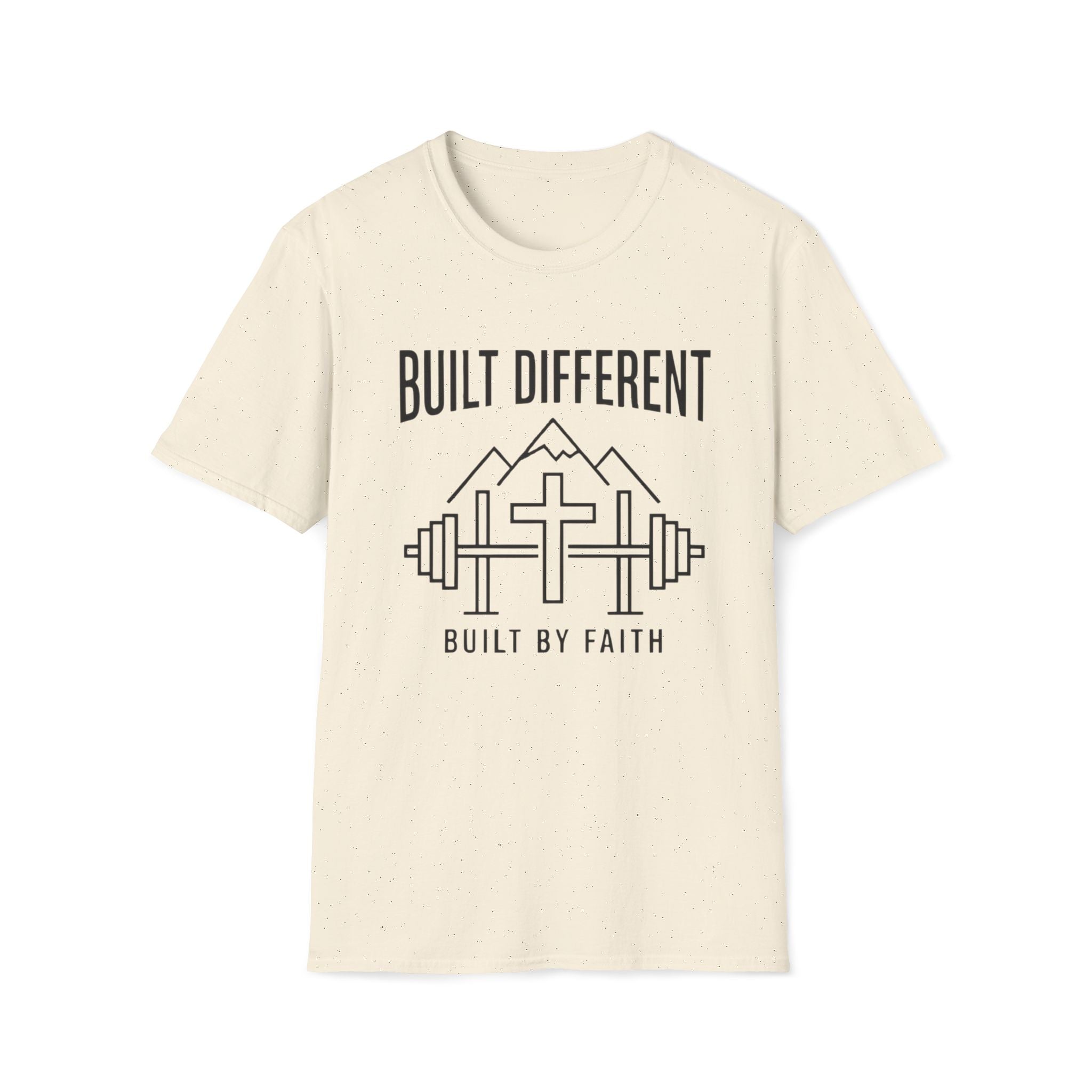 Built Different by Faith  Minimalist T-Shirt