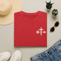 Barbell Cross Arrow T-Shirt | Christian Fitness Tee