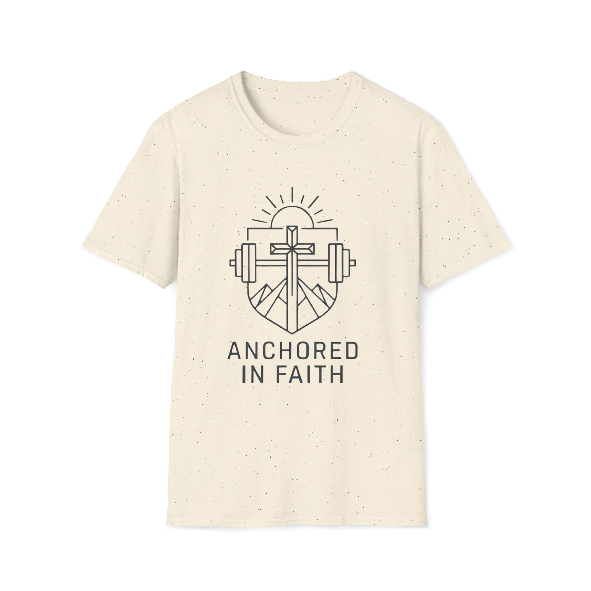 Anchored in Faith  Minimalist T-Shirt