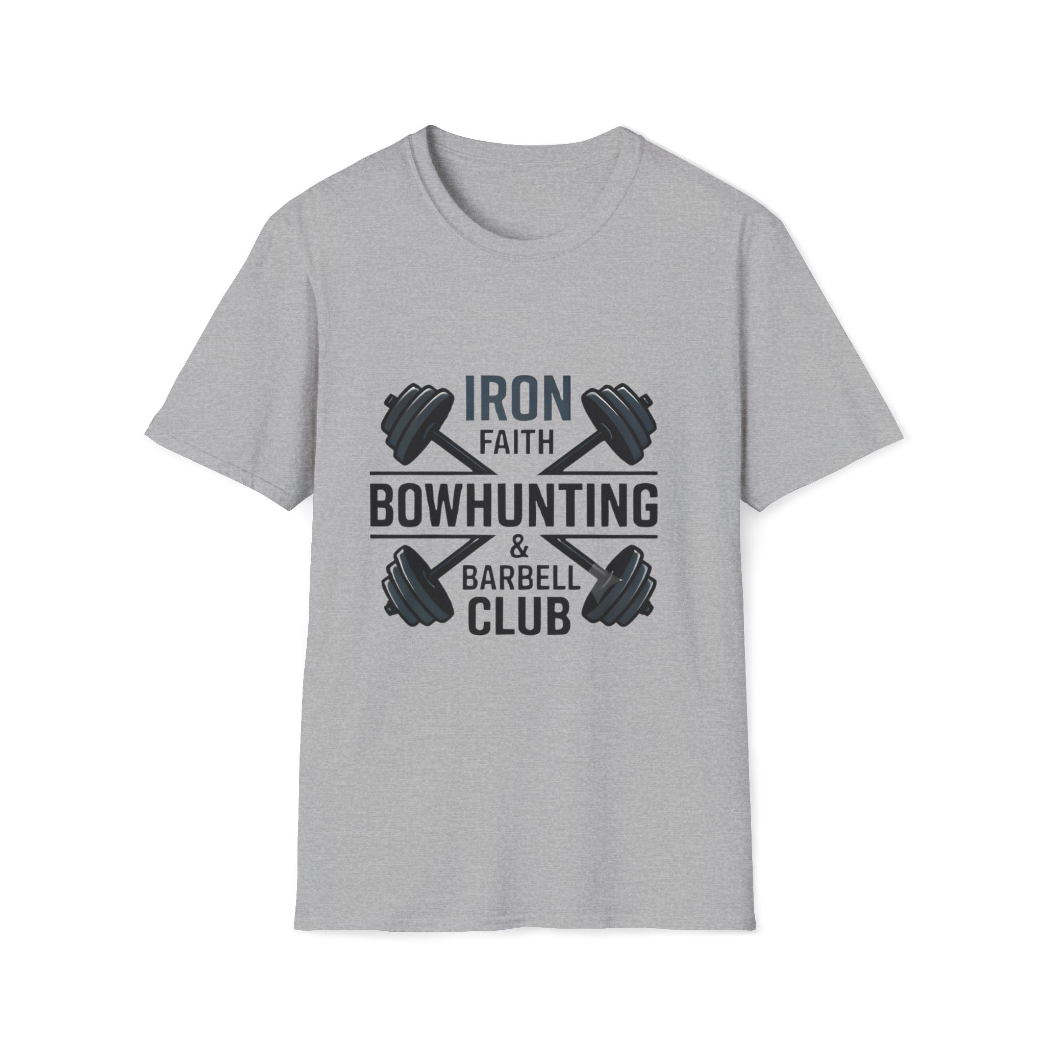 Iron Faith Barbell Crossed T-Shirt