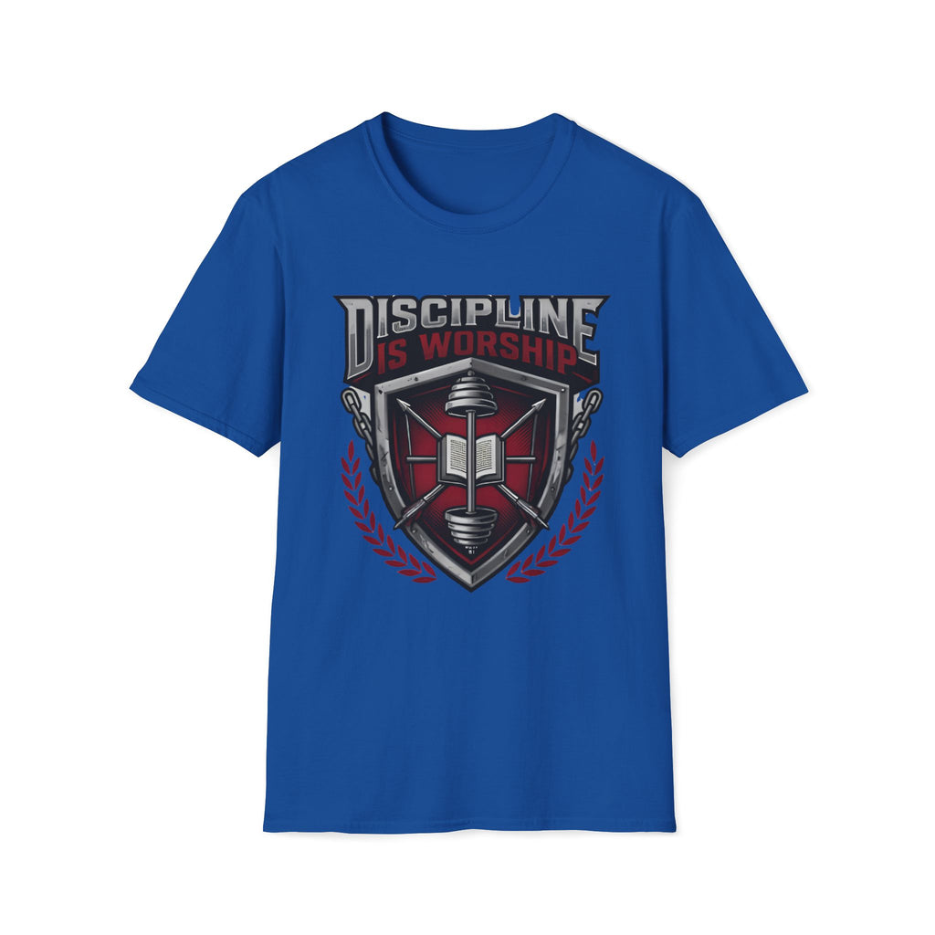 Discipline is Worship Shield T-Shirt