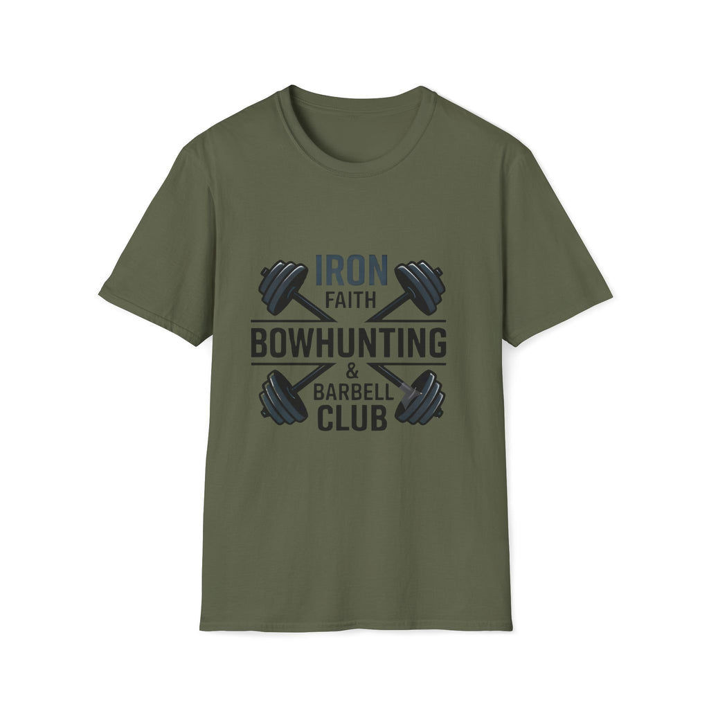 Iron Faith Barbell Crossed T-Shirt