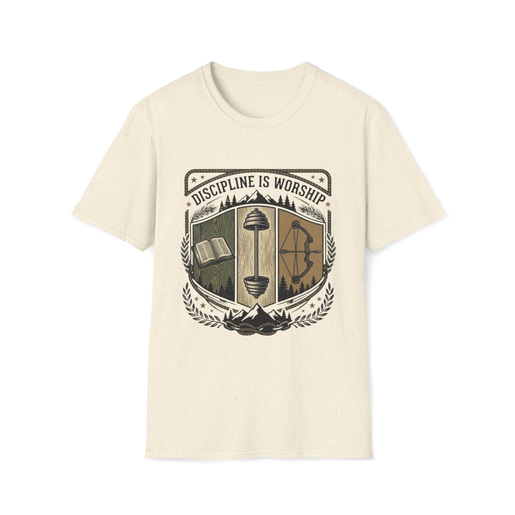 Copy of Train Pray Repeat Minimalist Cross T-Shirt