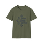 Train Pray Repeat Minimalist Cross T-Shirt