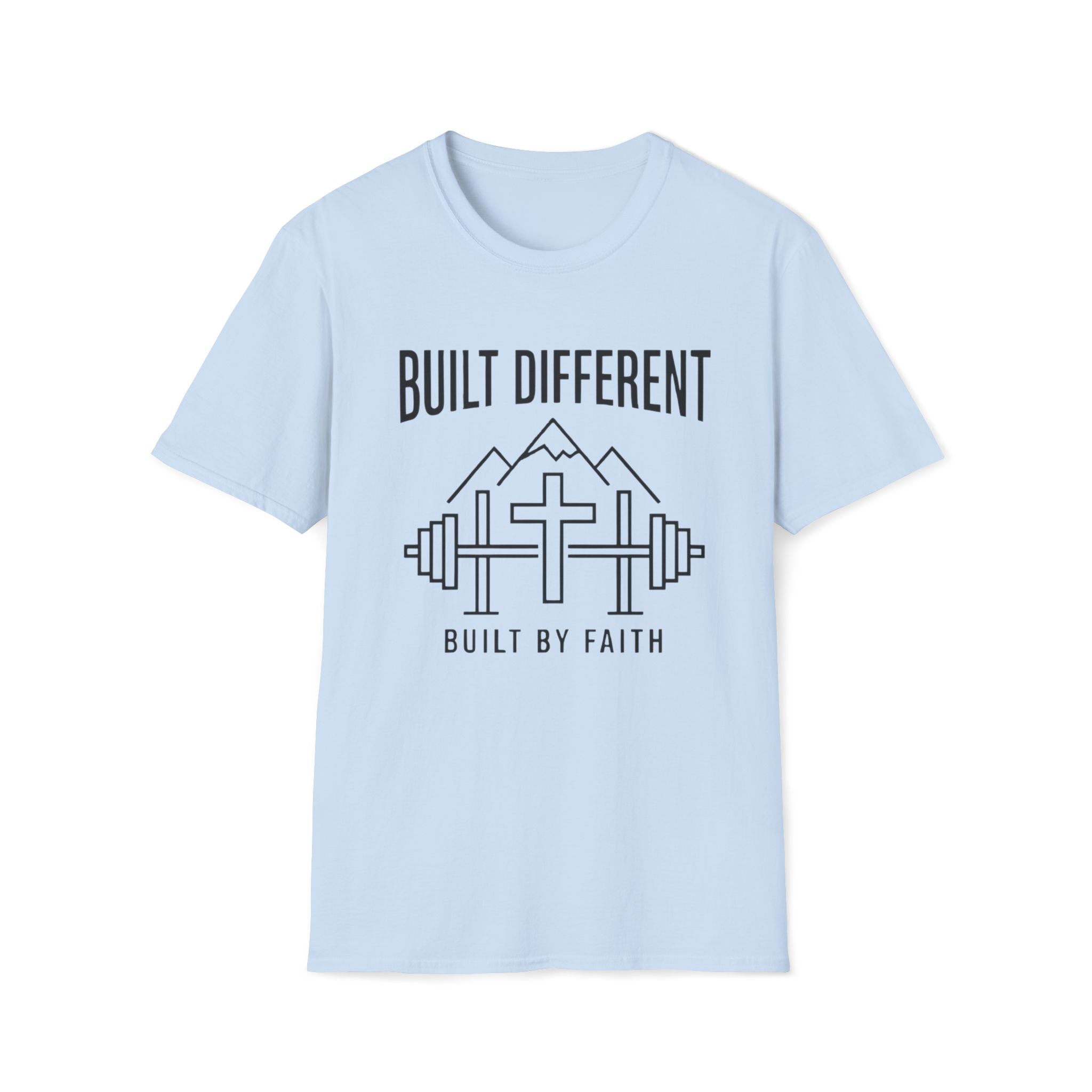 Built Different by Faith  Minimalist T-Shirt