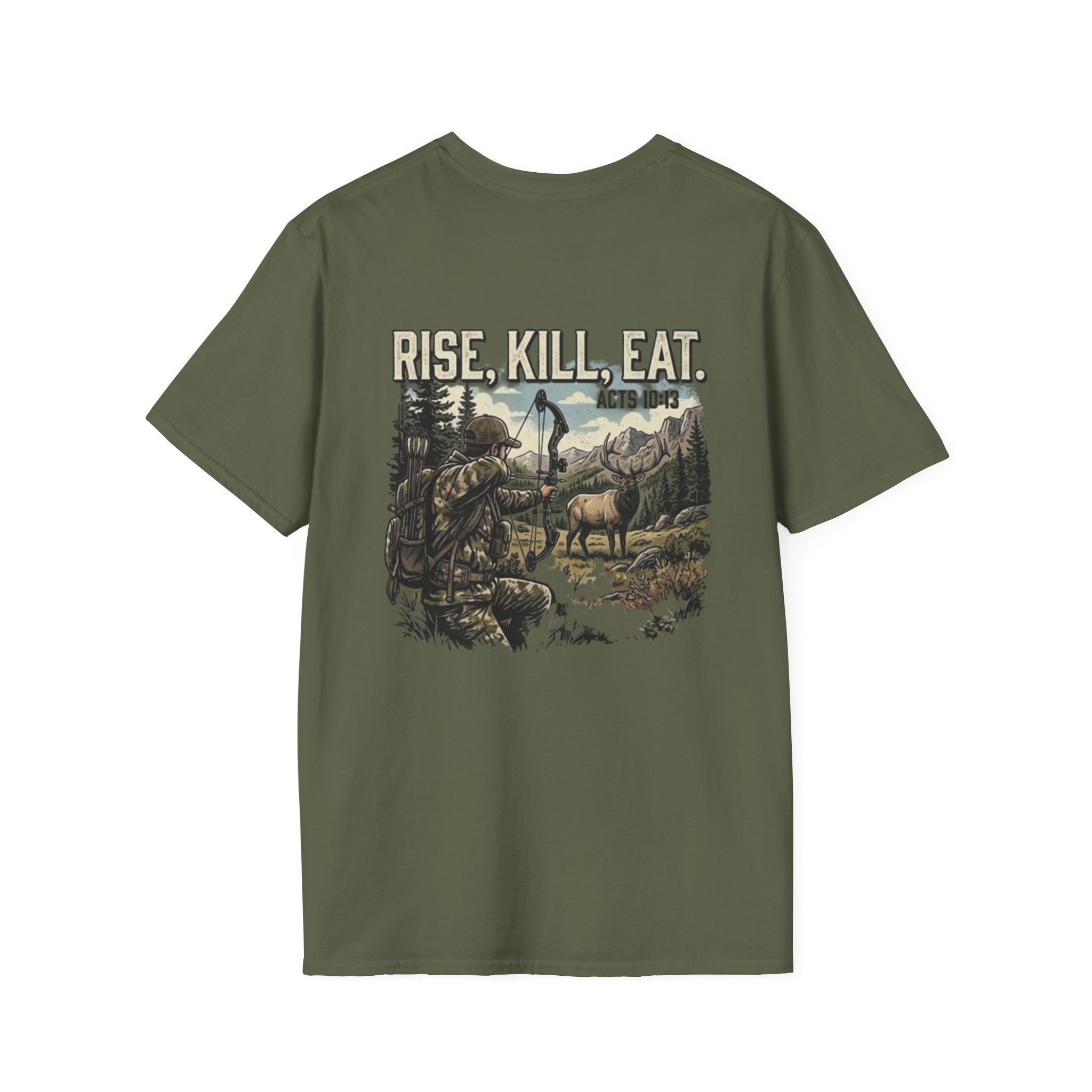 Elk Hunter Acts 10:13 Tee Shirt