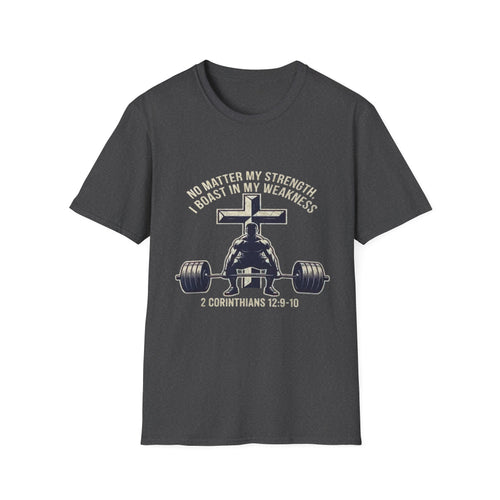 2 Cor. 12:9-10 Christian Powerlifting  Shirt