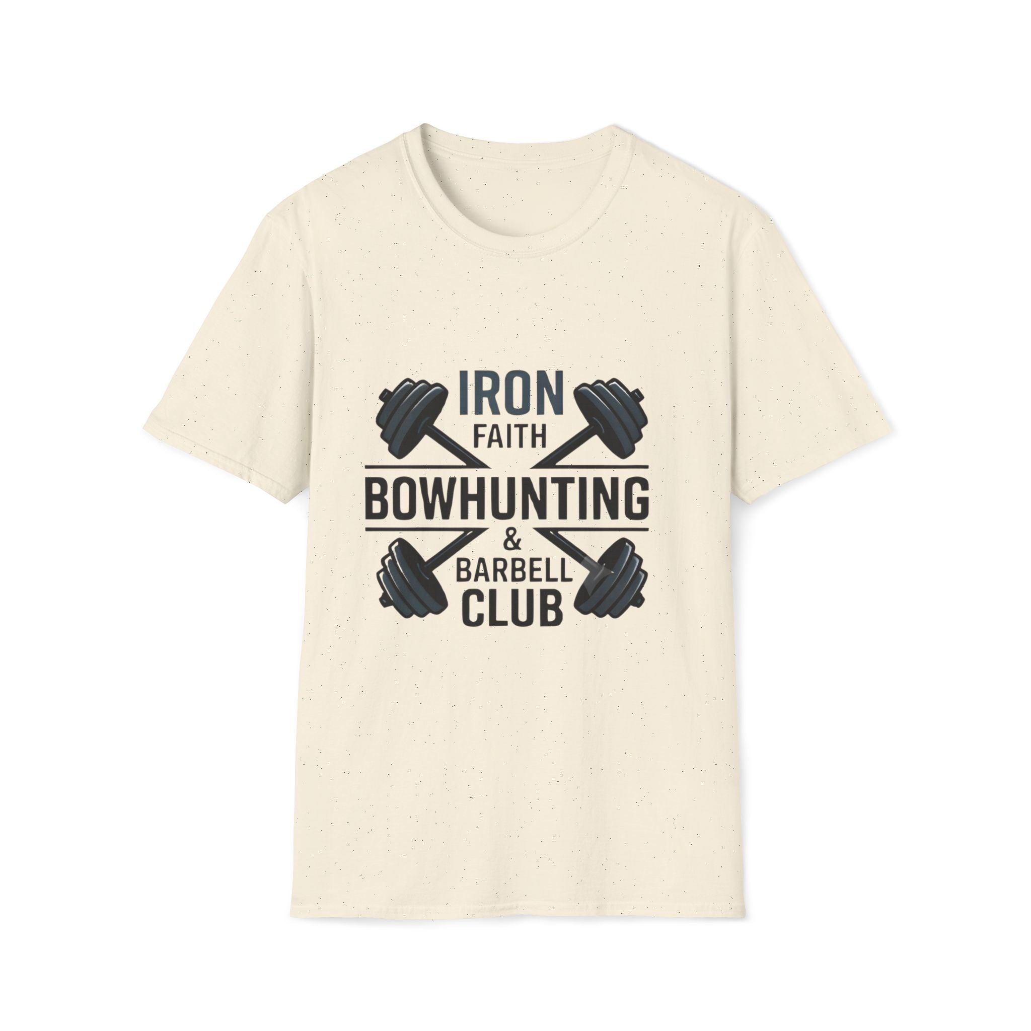 Iron Faith Barbell Crossed T-Shirt