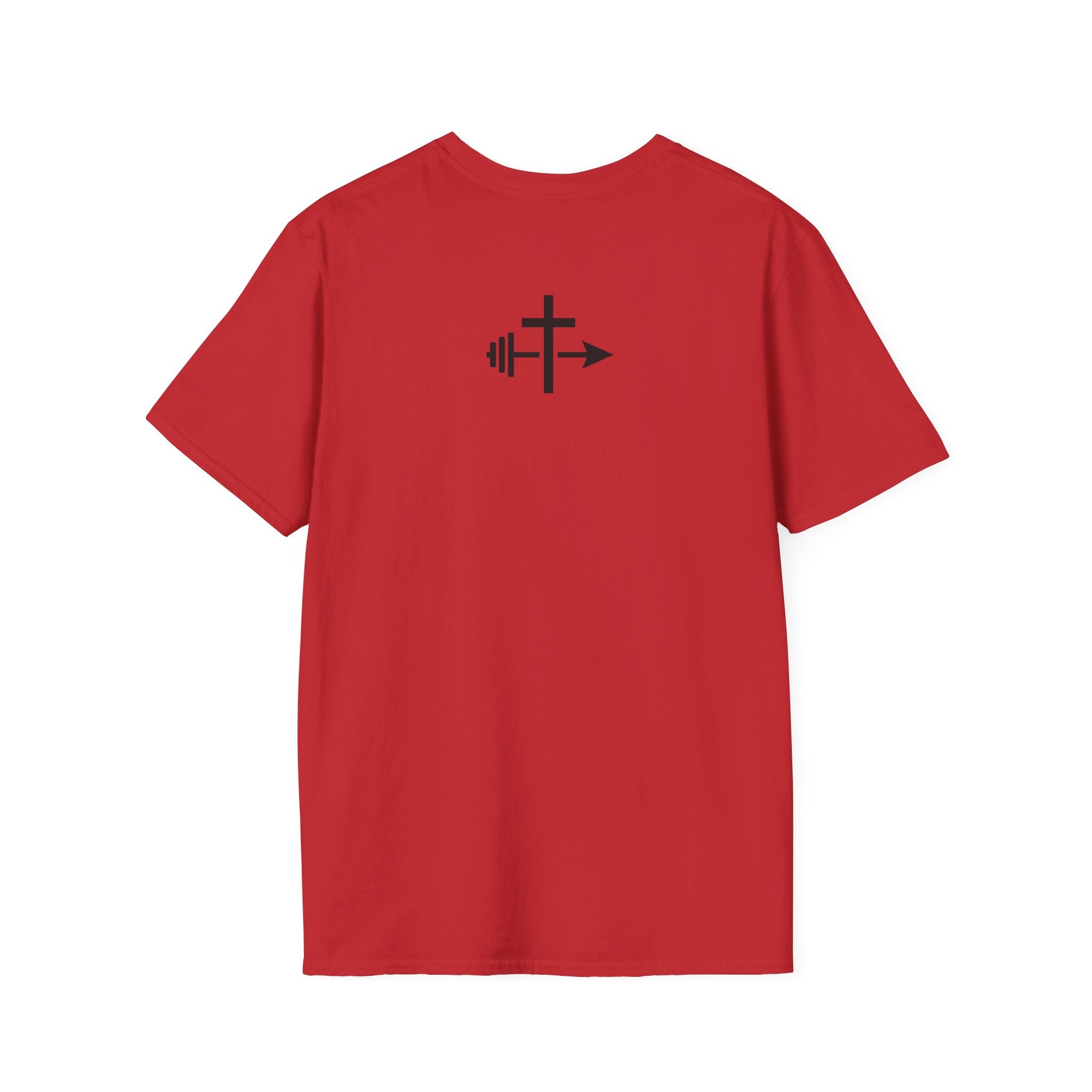 Barbell Cross Faith and Fitness T-Shirt